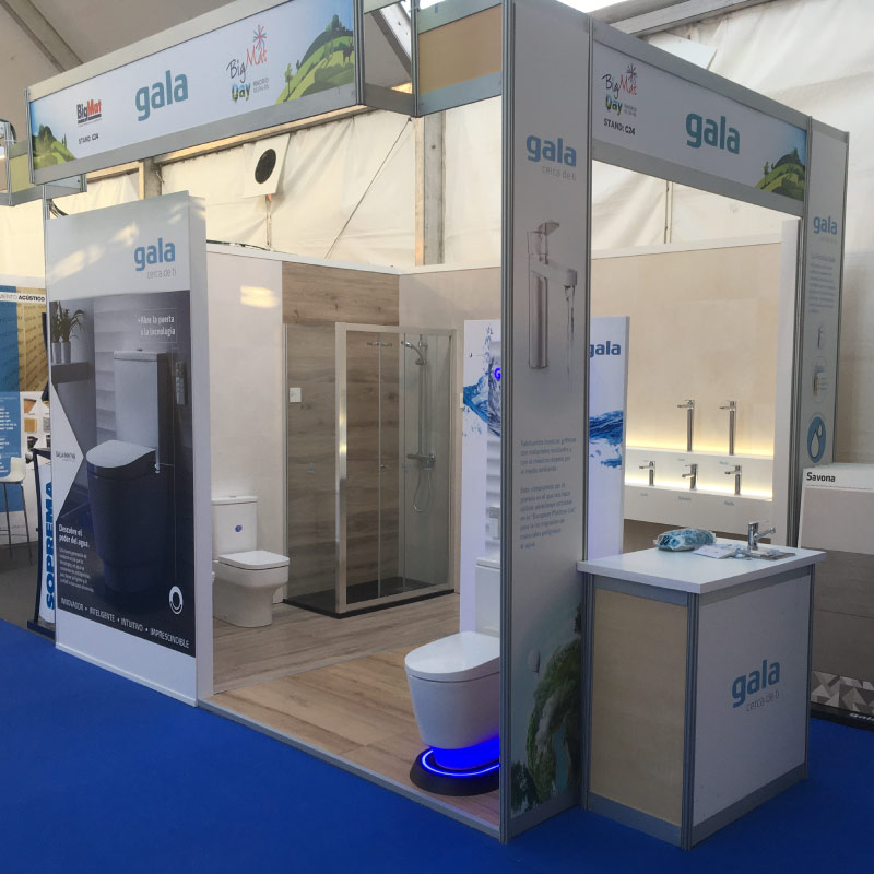 Montaje de Stands, Showrooms y Tiendas de Exposición Cerámica a Nivel Nacional e Internacional.