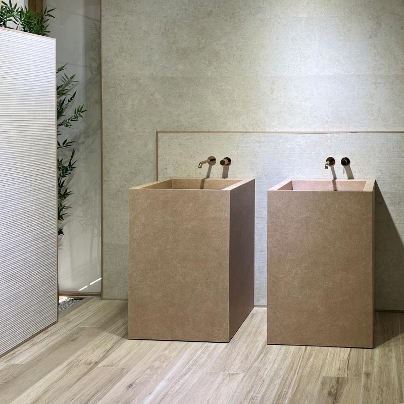 Trabajos Cotile, Colocación de Revestimientos Cerámicos para Ferias y Showrooms, Vilareal, Castellón.